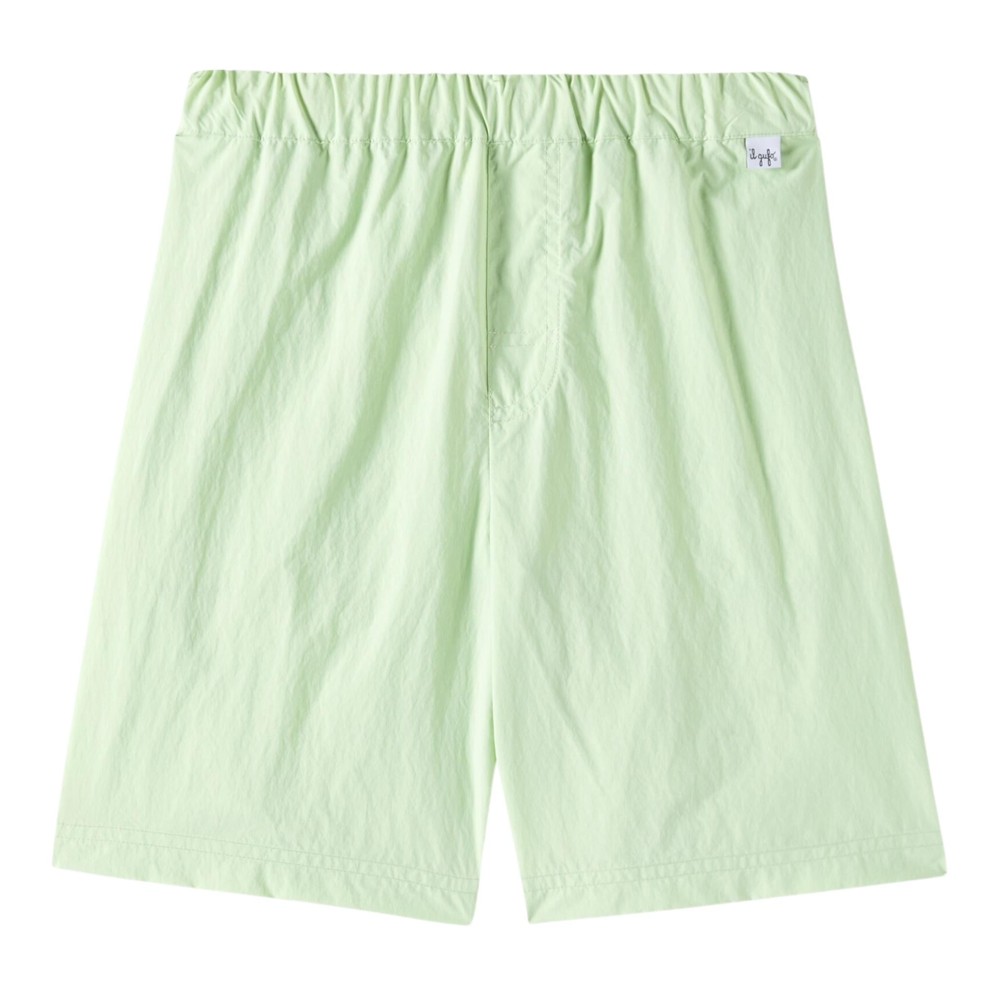 Il Gufo Bermuda Tinta Unita con Elastic In Vita per Neonato P25PB199N0108N VERDE IL GUFO 