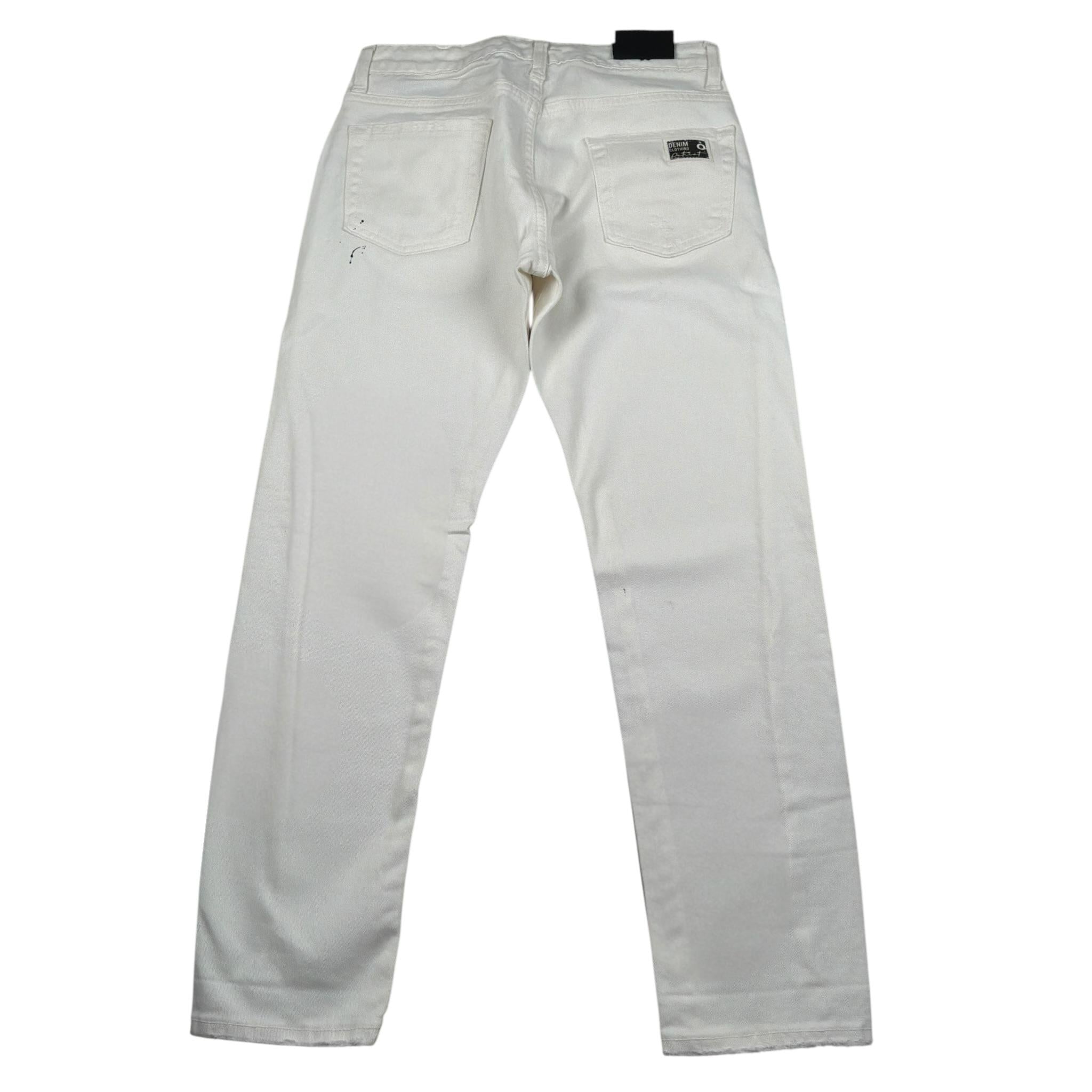 Patriot Jeans tinta unita con 5 Tasche Bianco per Bambino 00721 BIANCO PATRIOT 