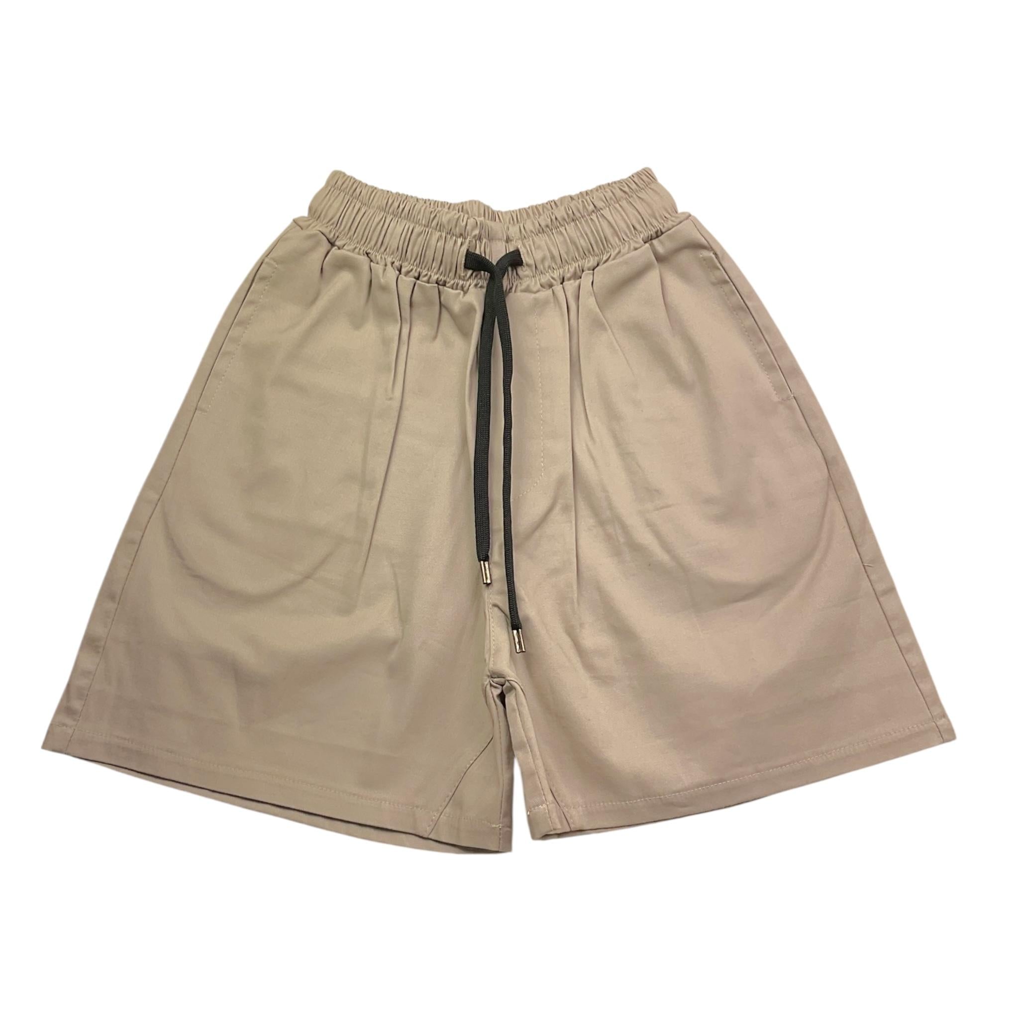 Stay Street Bermuda Tinta Unita con Elastico In Vita per Bambino FKJEKI SABBIA STAY STREET 