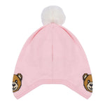 MOSCHINO cappello tinta unita con pon pon Rosa per Bambina MUX04ZA ROSA MOSCHINO 