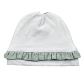 Babyvip Cappello Tinta Unita con Rouches per Neonata T1336 BIANCO BABYVIP 