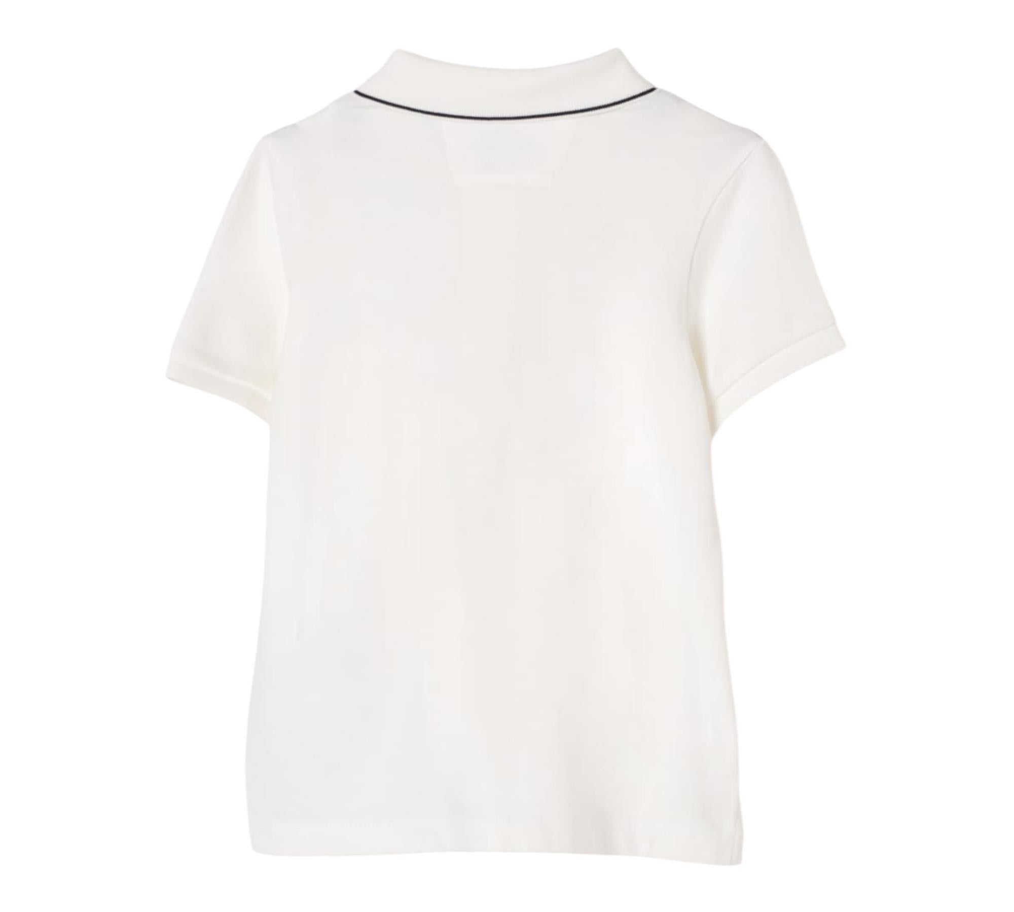 C.P. Company Polo Mezza Manica Tinta Unita per Bambino CNM000 PANNA C.P. COMPANY 