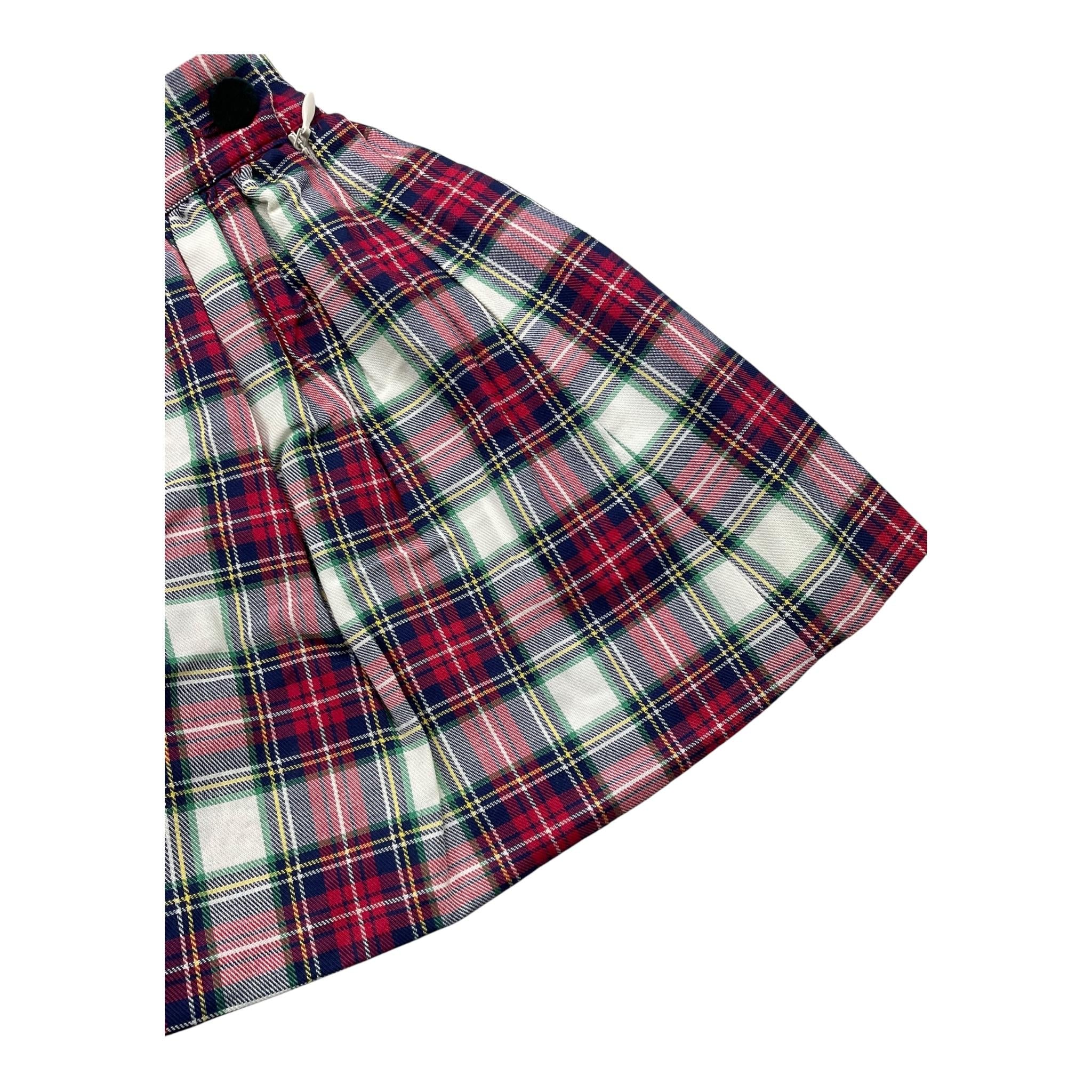 LA STUPENDERIA gonna tinta unita con girovita regolabile Rosso per Bambina TJGN44X ROSSO LA STUPENDERIA 