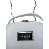 Gaelle Borsa tinta unita con Logo Bianco per Bambina 2746BP00545 BIANCO GAELLE 