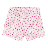 Simonetta Short Tinta Unita Fantasia Floreale Rosa Per Neonata