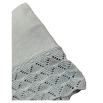 Juliana Coperta tinta unita con Fiocco Azzurro per Neonata 25011 AZZURRO JULIANA 