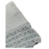 Juliana Coperta tinta unita con Fiocco Azzurro per Neonata 25011 AZZURRO JULIANA 