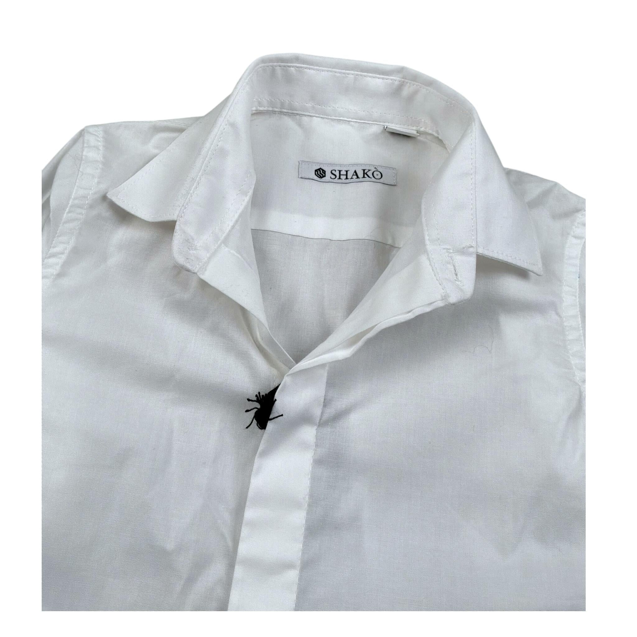 Shako' Camicia Manica Lunga Tinta Unita per Bambino CMSH2J PANNA SHAKO' 