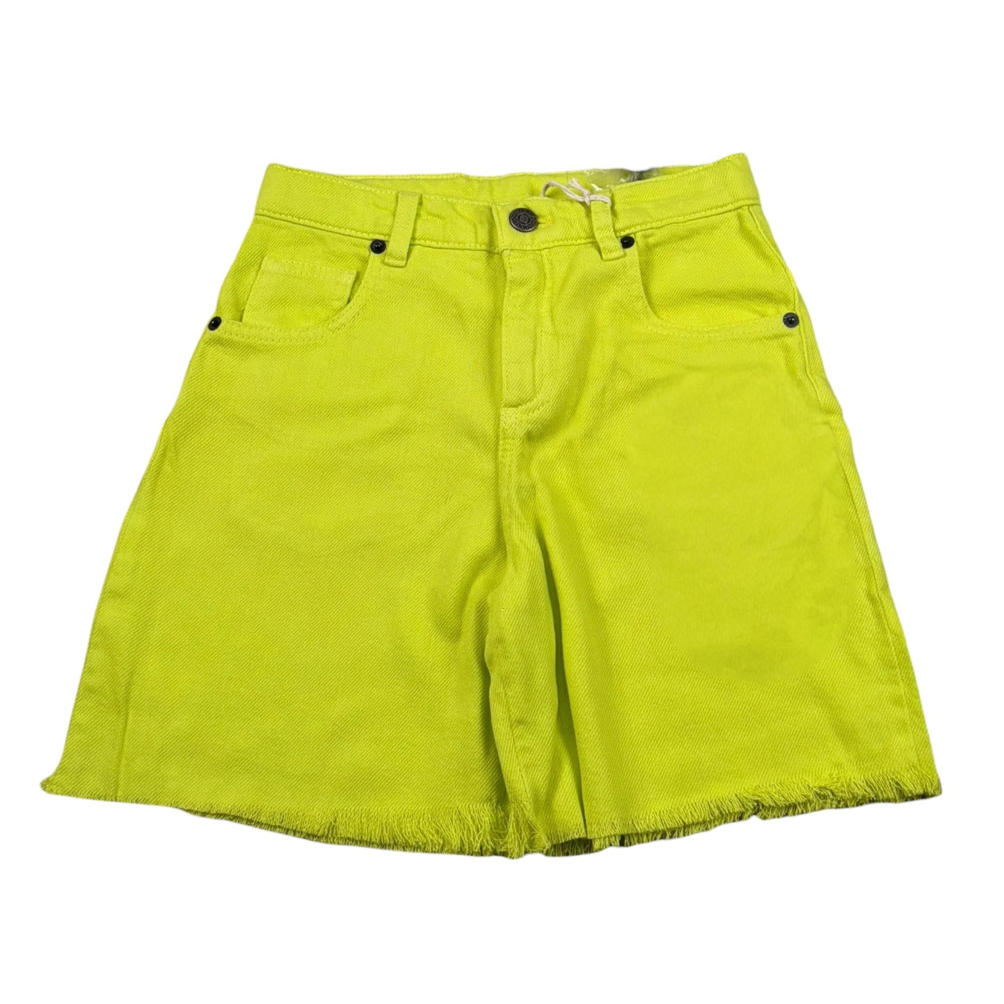 Dou Dou Short In Denim Tinta Unita per Bambina DW6P10Z VERDE DOU DOU 