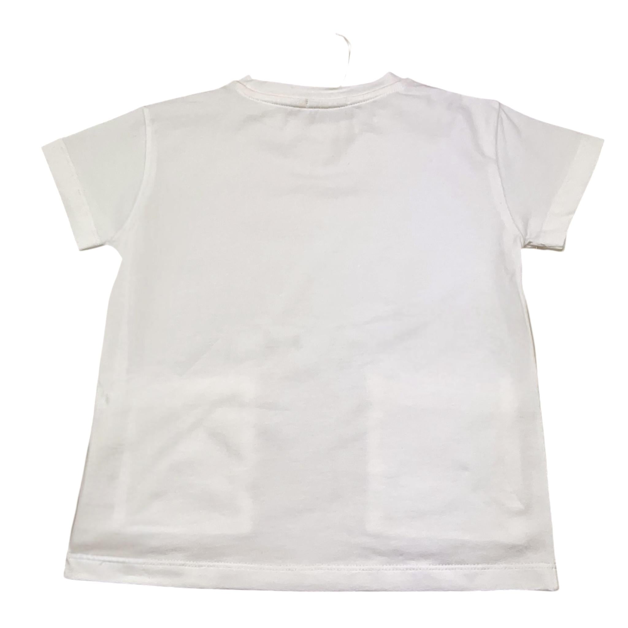 Lalalu' T-Shirt Girocollo Tinta Unita per Bambino TSL50PB BIANCO LALALU' 