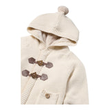 MAYORAL cappottino tinta unita con cappuccio Panna per Neonato 2303X PANNA MAYORAL 