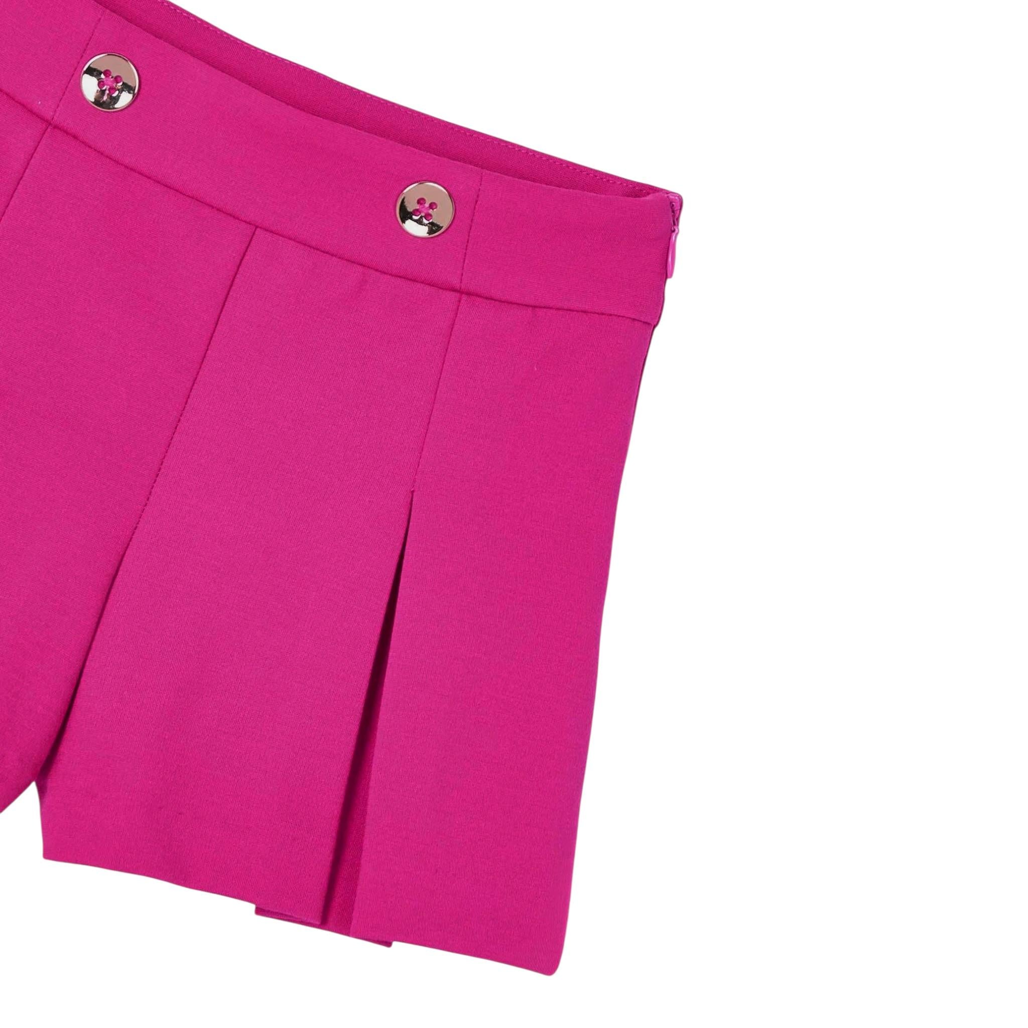 Mayoral Short tinta unita con Zip Fuxia per Bambina 3201X FUXIA MAYORAL 