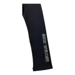MICHAEL KORS leggins tinta unita con stampa logo Nero per Bambina R30178 NERO MICHAEL KORS 