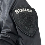Blauer Giubbino Tinta Unita con Zip E Cappuccio per Neonato 25SBLGC01441N NERO BLAUER 