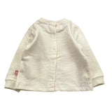 YATSI BABY completo 2pz pantalone-felpa tinta unita con stampa Panna per Neonata 24441510 PANNA YATSI BABY 