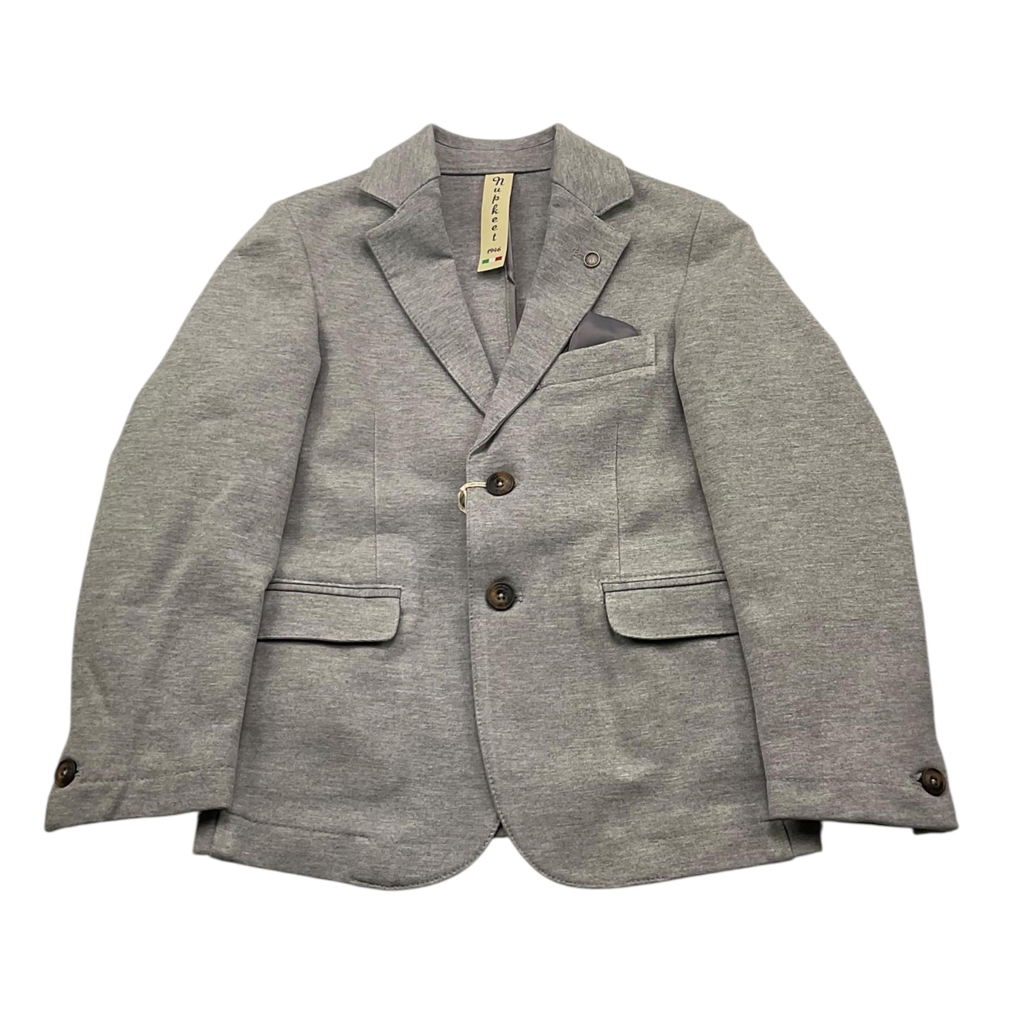 NUPKEET giacca tinta unita con bottoni in contrasto Grigio per Neonato 34NK560N GRIGIO NUPKEET 