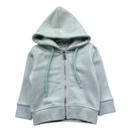 Trussardi Felpa con Zip E Cappuccio Tinta Unita per Neonato TIP26011FE VERDE ACQUA TRUSSARDI 