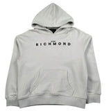 John Richmond Felpa Chiusa con Cappuccio Tinta Unita per Bambino RBP26003FE GRIGIO JOHN RICHMOND 