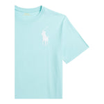 Ralph Lauren T-Shirt Girocollo Tinta Unita per Bambino 322832907064 AZZURRO RALPH LAUREN 