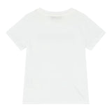 Missoni T-Shirt Girocollo Tinta Unita Con Stampa Bianco Per Bambino