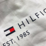 TOMMY HILFIGER shirt girocollo tinta unita con stampa in contrasto Bianco per Bambino KS0KS00202X BIANCO TOMMY HILFIGER 