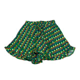 Philosophy Short Tinta Unita Con Stampe Cuori Verde Per Bambina