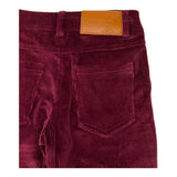 TRUSSARDI pantalone in velluto tinta unita con grovita regolabile Bordeaux per Bambina TGA25126PA BORDEAUX TRUSSARDI 