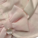 Ninnaoh Cappello Tinta Unita con Fiocco per Neonata E191122 ROSA NINNAOH 