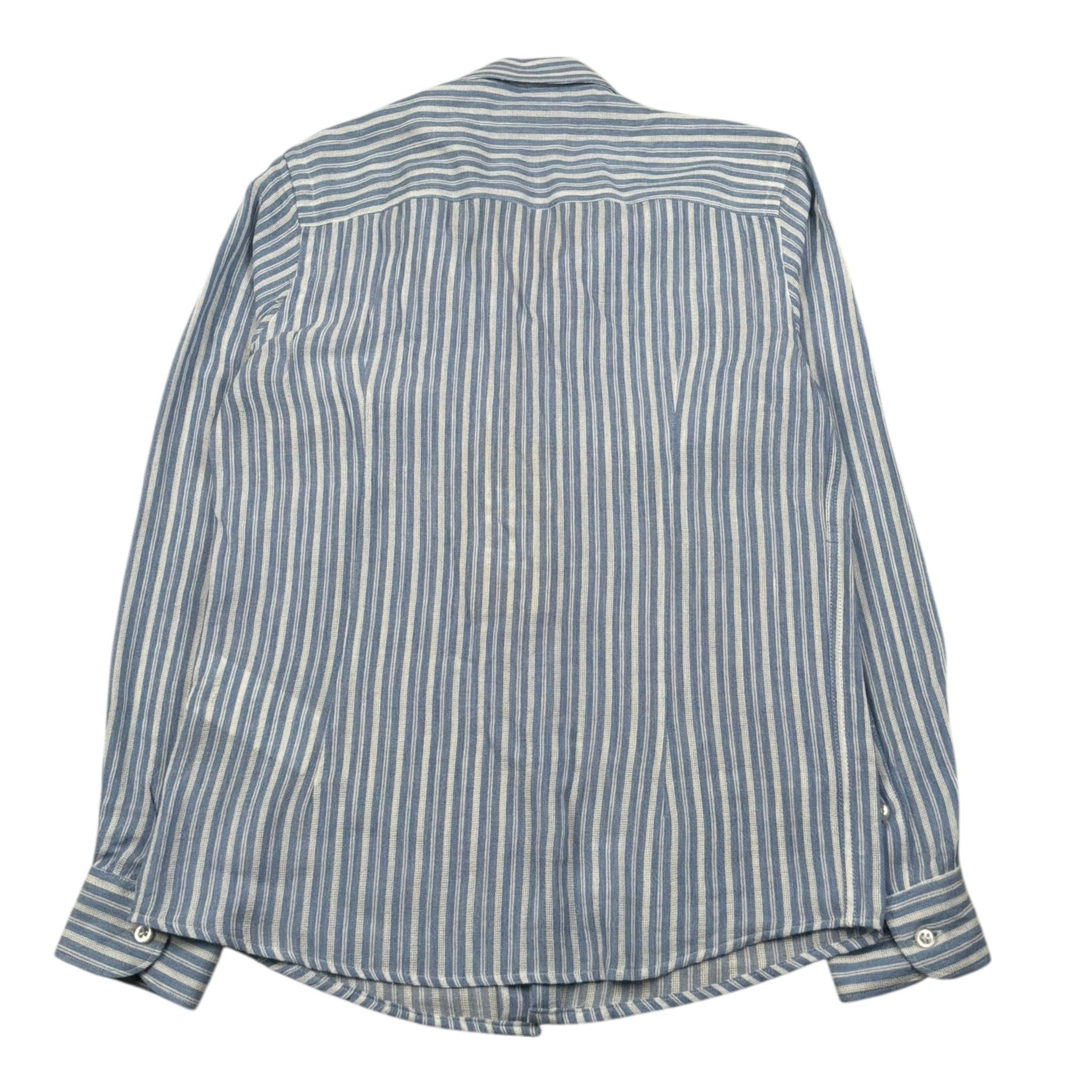 Manuel Ritz Camicia Manica Lunga Fantasia A Righe per Bambino MR2930 AZZURRO MANUEL RITZ 