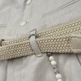 Please Completo 3 Pezzi Giacca-Pantalone-Cintura per Bambino EB00000673 BEIGE PLEASE 