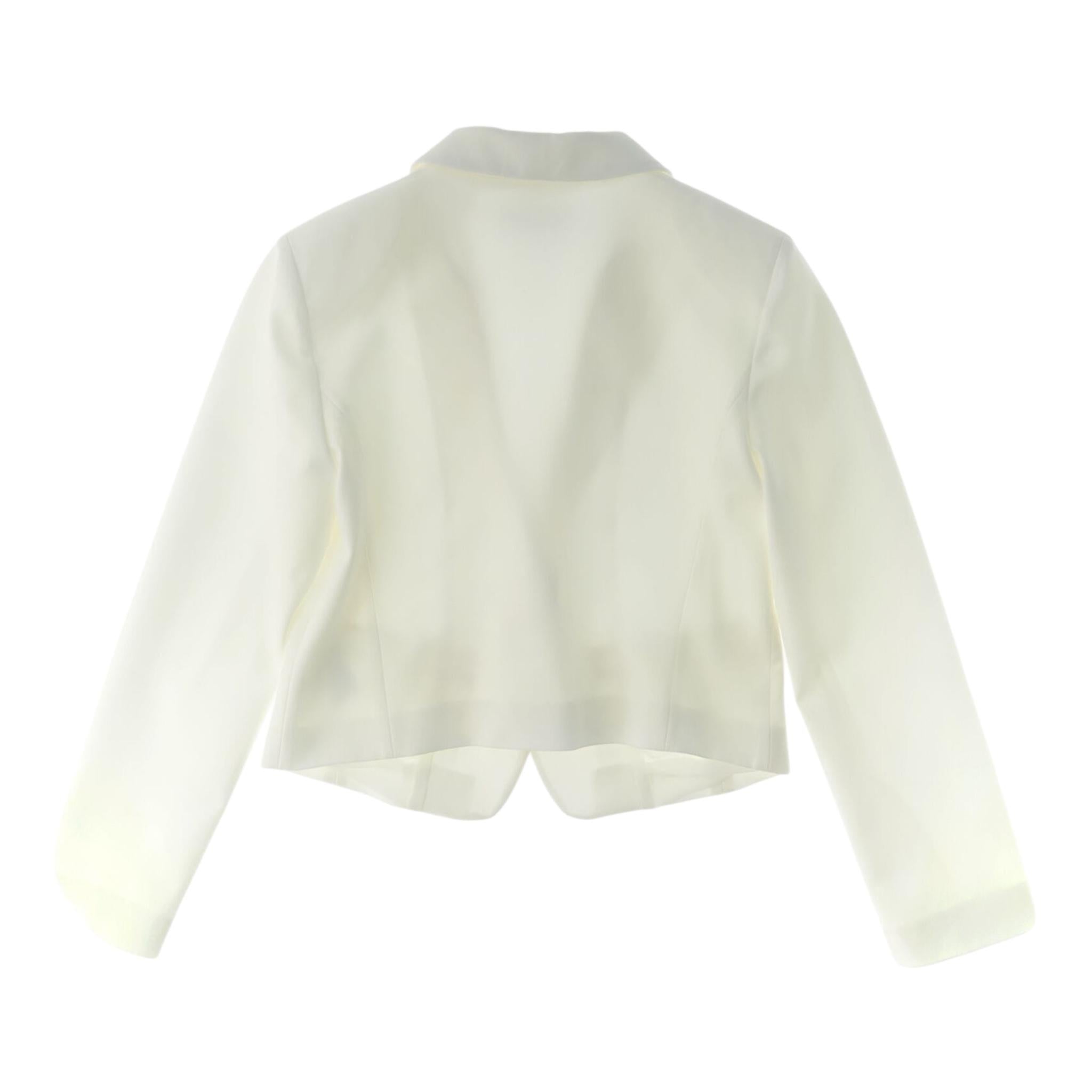 Patrizia Pepe Giacca Tinta Unita Modello Crop per Bambina 7S0277X BIANCO PATRIZIA PEPE 