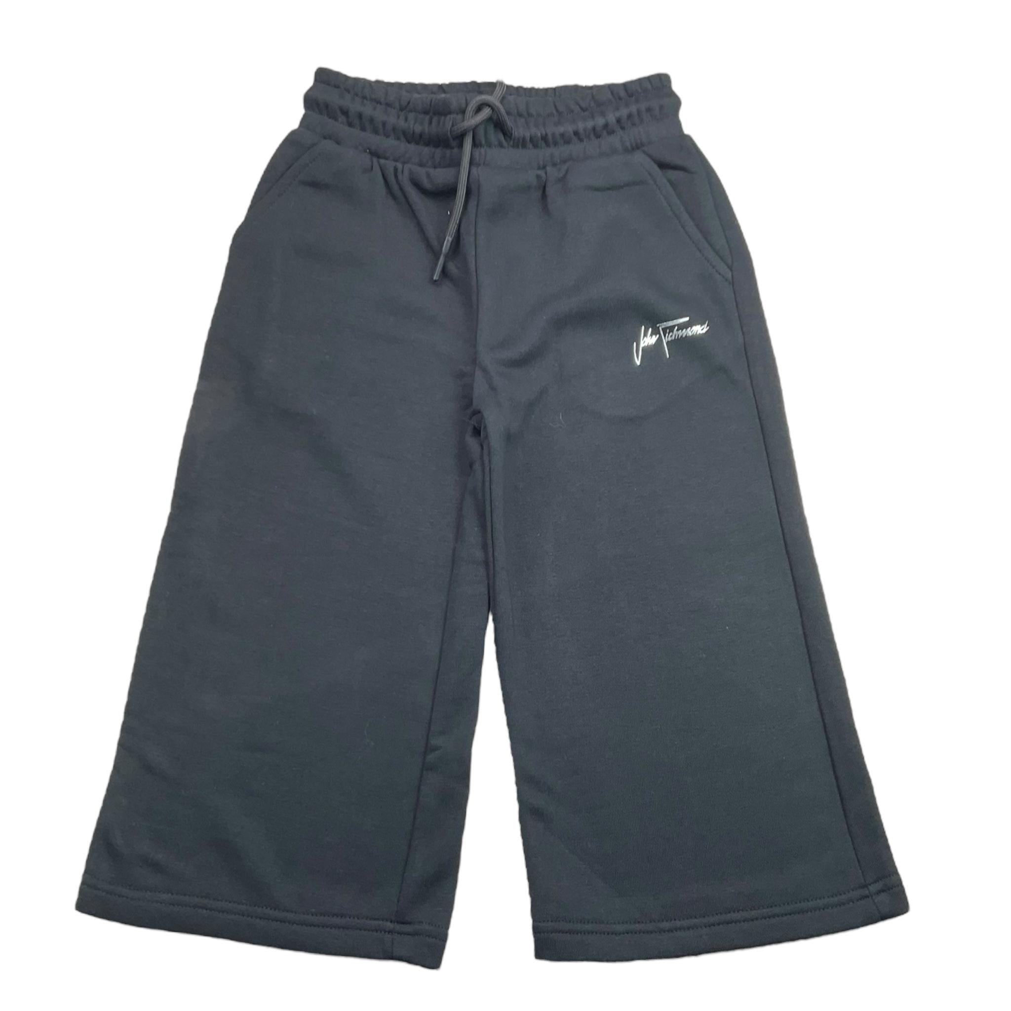 JOHN RICHMOND pantalone tinta unita modello palazzo Nero per Bambina RGA24059PAX NERO JOHN RICHMOND 