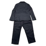 Sp1 Completo 2 Pezzi Giacca-Pantalone Tinta Unita Nero Per Bambino