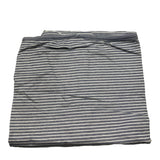Lalalu' Coperta Bicolore con Fantasia A Righe Blu per Neonato