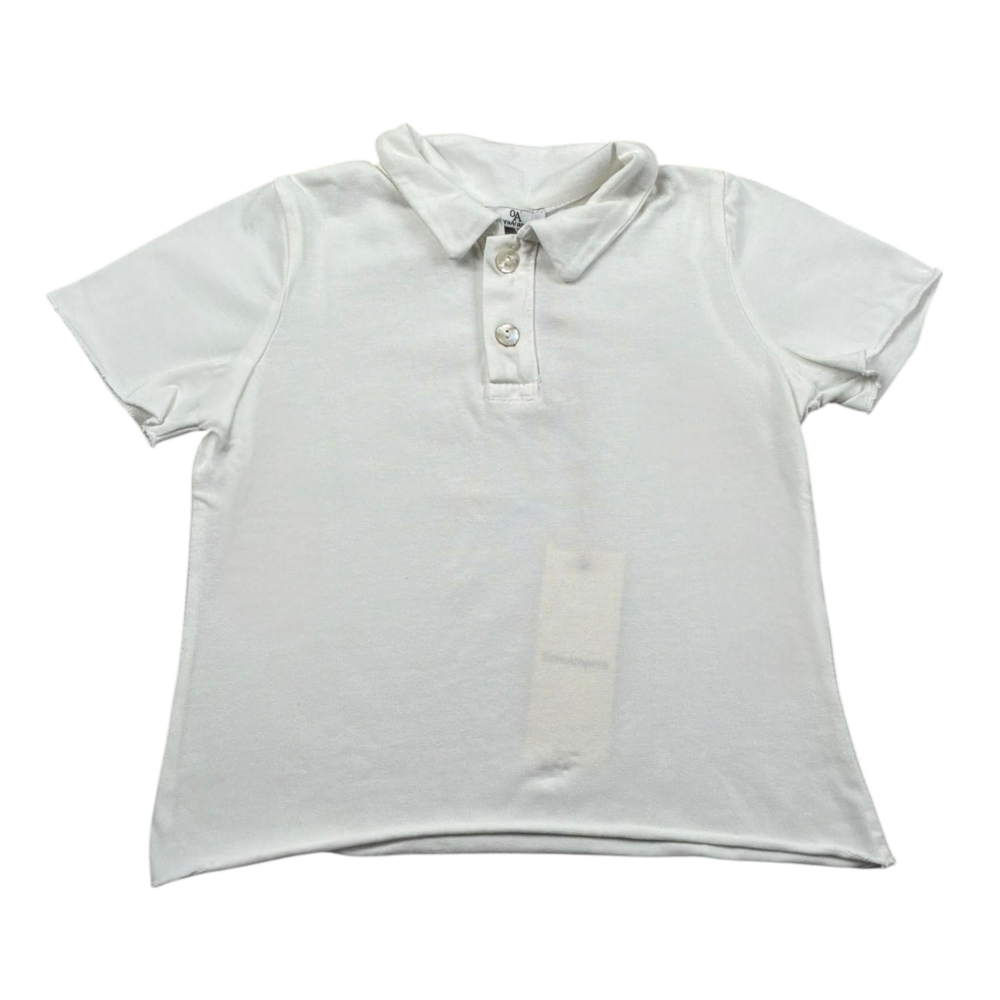 Zero Ampere Polo Mezza Manica Tinta Unita per Bambino POLONJ BIANCO ZERO AMPERE 