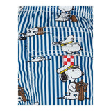 Saint Barth Costume Modello Boxer Tinta Unita con Fantasia Snoopie per Bambino JEA000111 BIANCO/BLU SAINT BARTH 