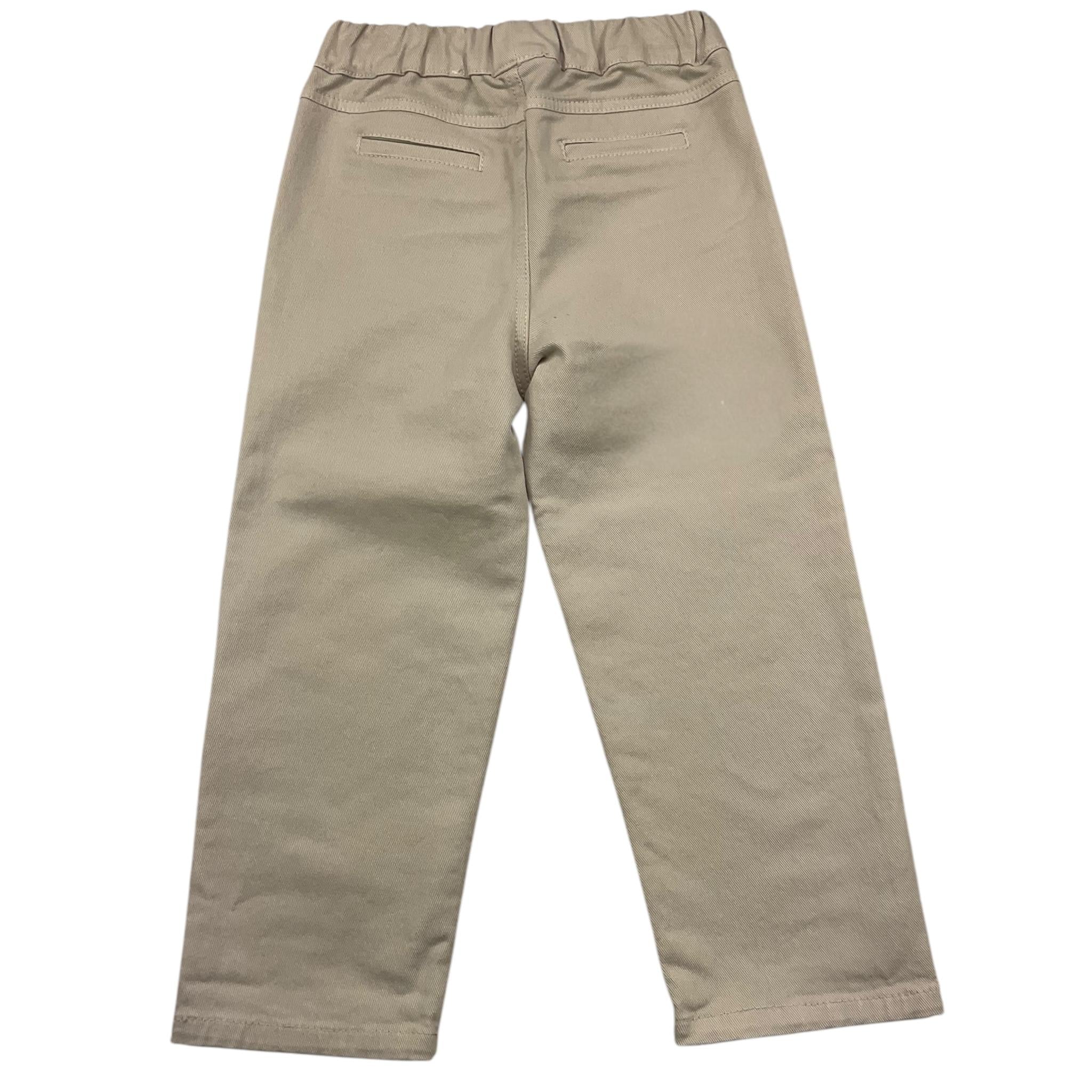 TRUSSARDI pantalone tinta unita cn elastico in vita Sabbia per Bambino TGA25026PA SABBIA TRUSSARDI 