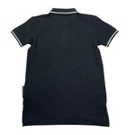 John Richmond Polo Mezza Manica Tinta Unita per Bambino RBP25010PO NERO JOHN RICHMOND 