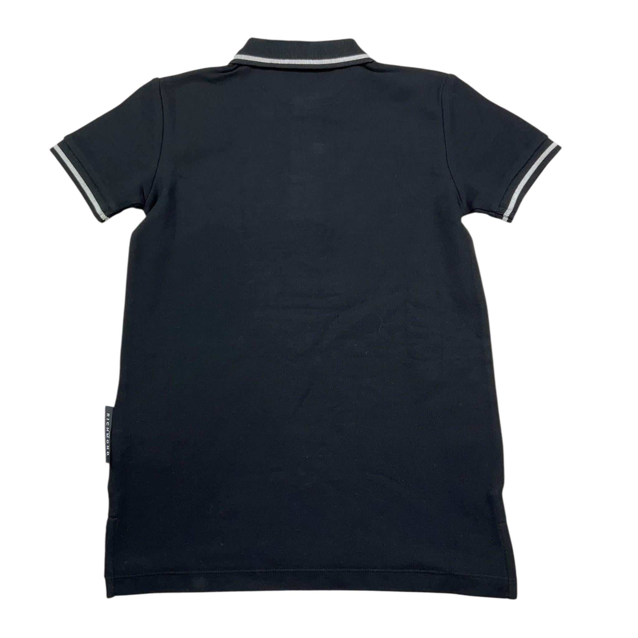 John Richmond Polo Mezza Manica Tinta Unita per Bambino RBP25010PO NERO JOHN RICHMOND 