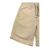 Losan Bermuda Tinta Unita con Elastico In Vita Beige per Bambino