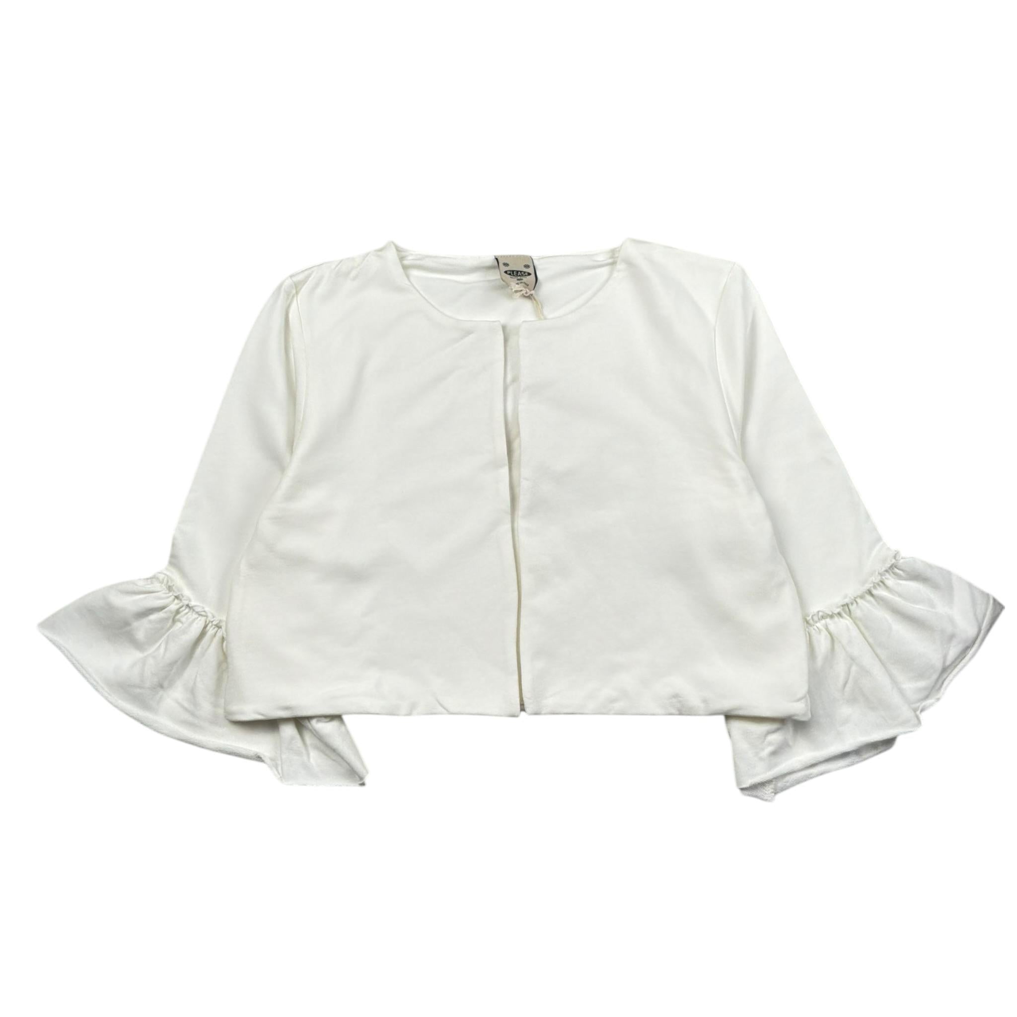 Please Giacca Tinta Unita per Bambina LG25042G22 PANNA PLEASE 