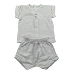 Calamaro Completo 2 Pezzi T-Shirt-Culotte per Neonato 17462 BIANCO CALAMARO 