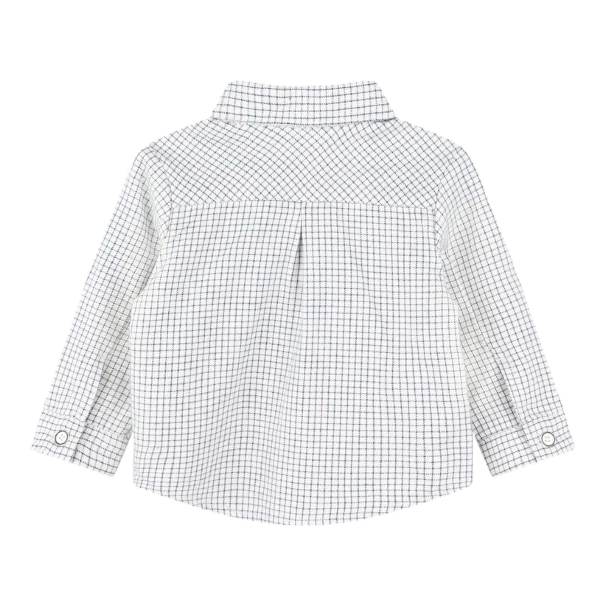 CARRE'MENT BEAU camicia manica lunga fantasia quadri Panna per Neonato Y30270 PANNA CARRE'MENT BEAU 