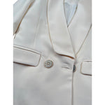 Fun & Fun Giacca Tinta Unita Doppiopetto per Bambina FCJJK01126 CREMA FUN & FUN 