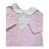 Le Bebe Completo 2 Pezzi Shirt-Ghettina Tinta Unita per Neonata LBG6298 ROSA LE BEBE 