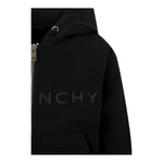 Givenchy Felpa con Zip E Cappuccio Tinta Unita per Neonato H30636 NERO GIVENCHY 
