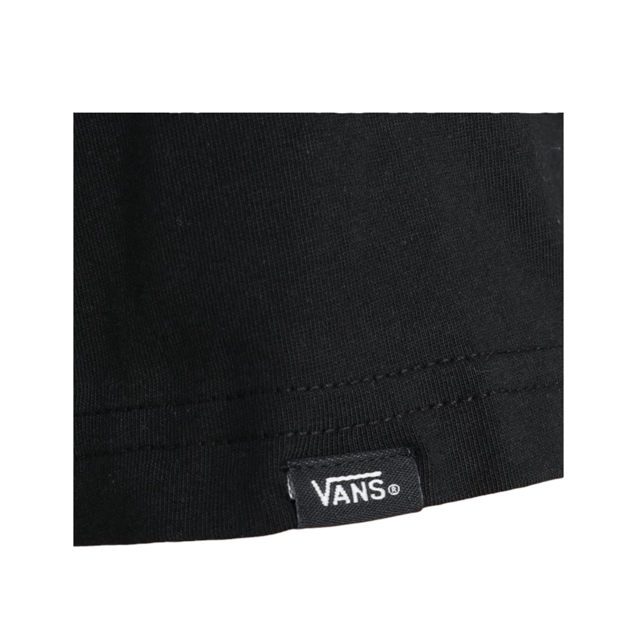 Vans T-Shirt Girocollo Tinta Unita con Stampa per Neonato VN0A3IJ1BLK NERO VANS 