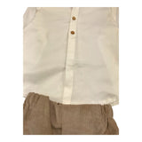 VALENTINA BEBES completo 3 pezzi maglia-camicia-bermuda Multicolor per Neonato MAR84 MULTICOLOR VALENTINA BEBES 