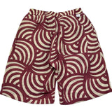 Paolo Pecora Bermuda Stampa Fantasia con Elastico In Vita per Bambino PP4294 BORDEAUX PAOLO PECORA 