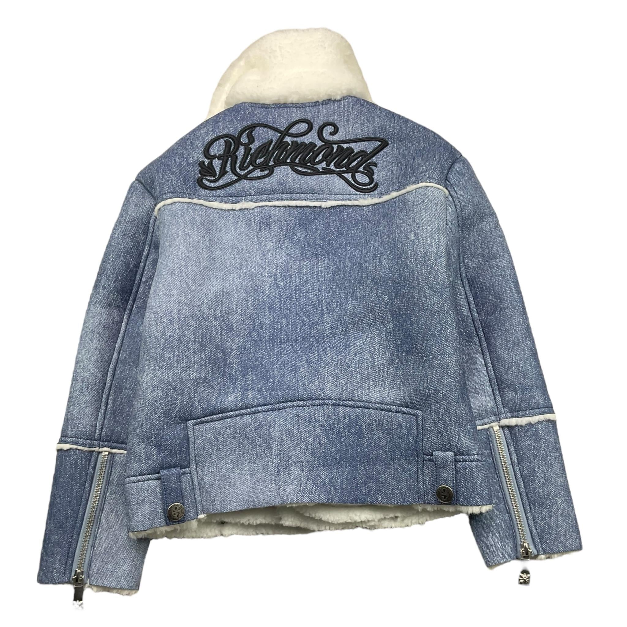 JOHN RICHMOND montone tinta unita effetto denim Blu per Bambino RBA25140GB BLU JOHN RICHMOND 